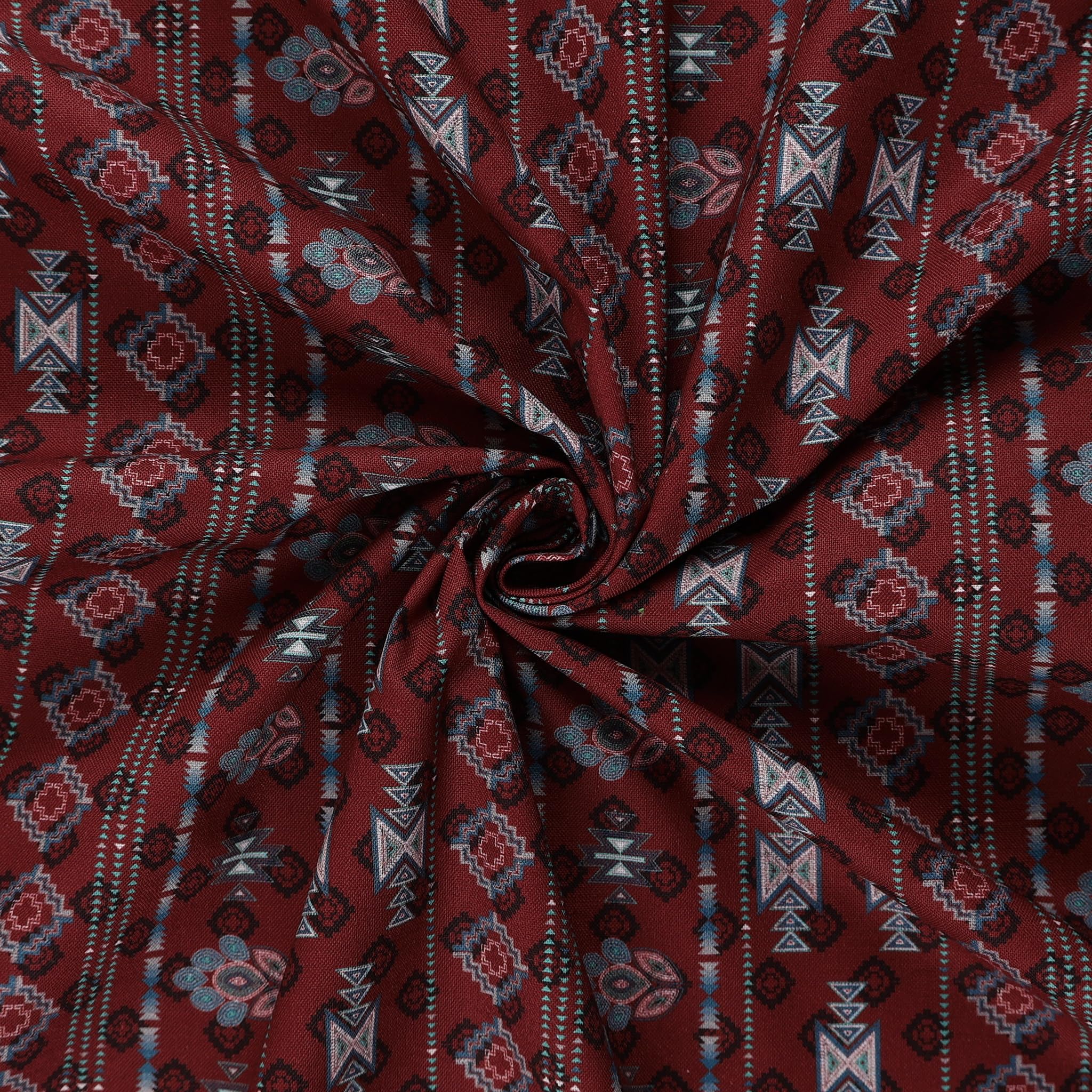 Mook Fabrics Southwest Fabric, Collection 0623 [45in. Wide] – 100% Cotton Material for Quilting, Home Decor Accents | Arts, Crafts & Sewing, Cinnamon Sky Cut by The Yard