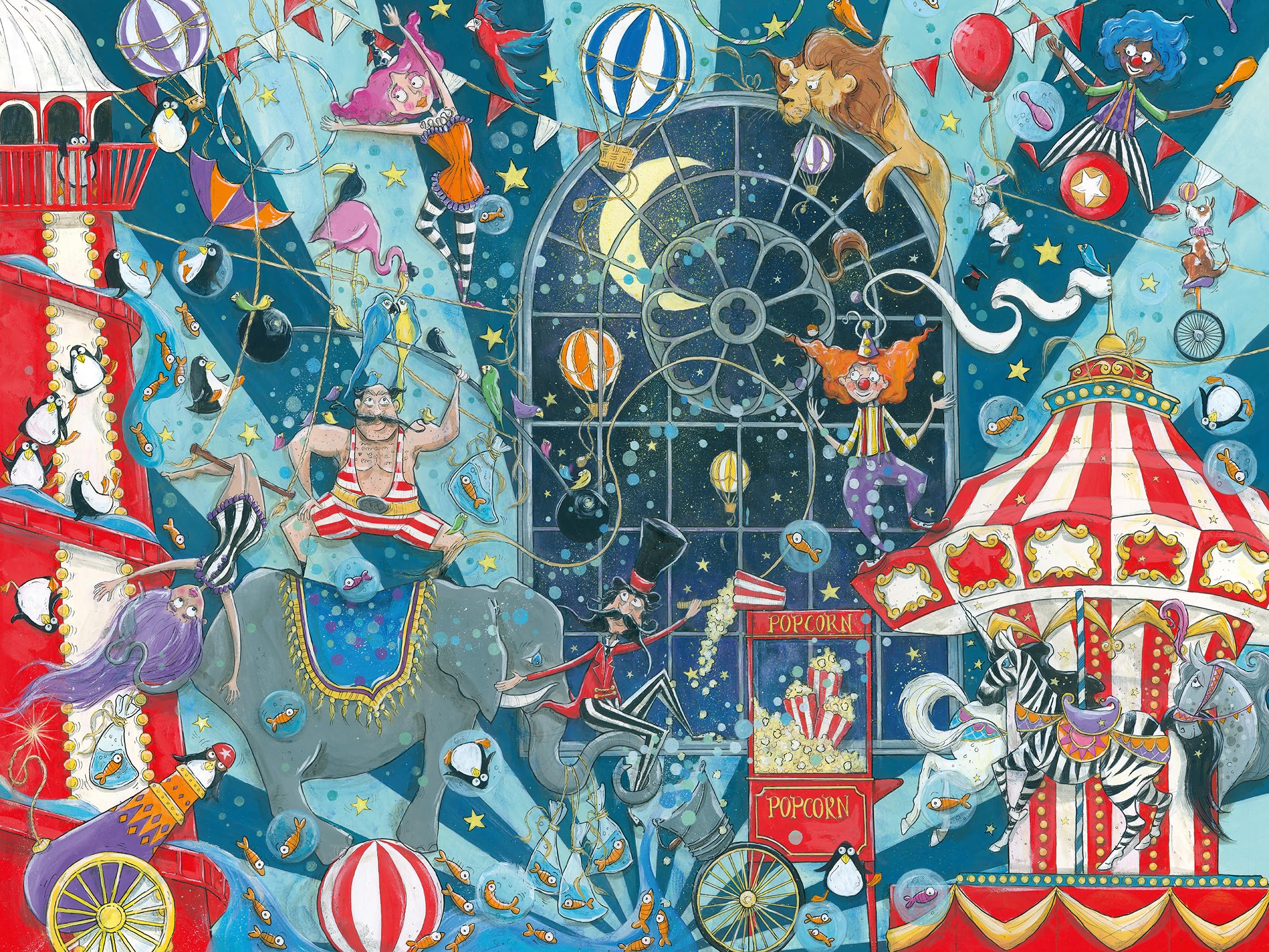 Ravensburger Puzzle 12000797 - Willkommen beim Zirkus - 1500 Teile Puzzle für Erwachsene und Kinder ab 14 Jahren,