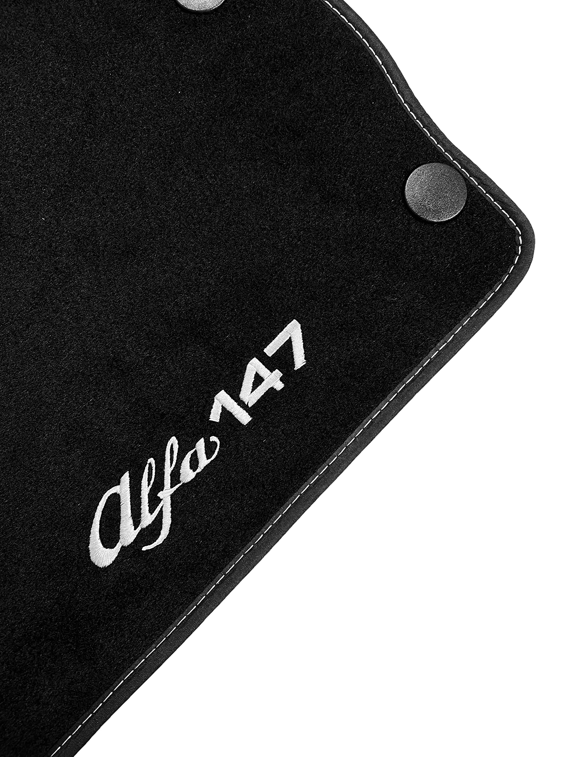 Tappetini Auto Personalizzati Per Alfa Romeo Giulietta - Ricamo Bandiera Italia, Moquette Antiscivolo, 100% Made In Italy