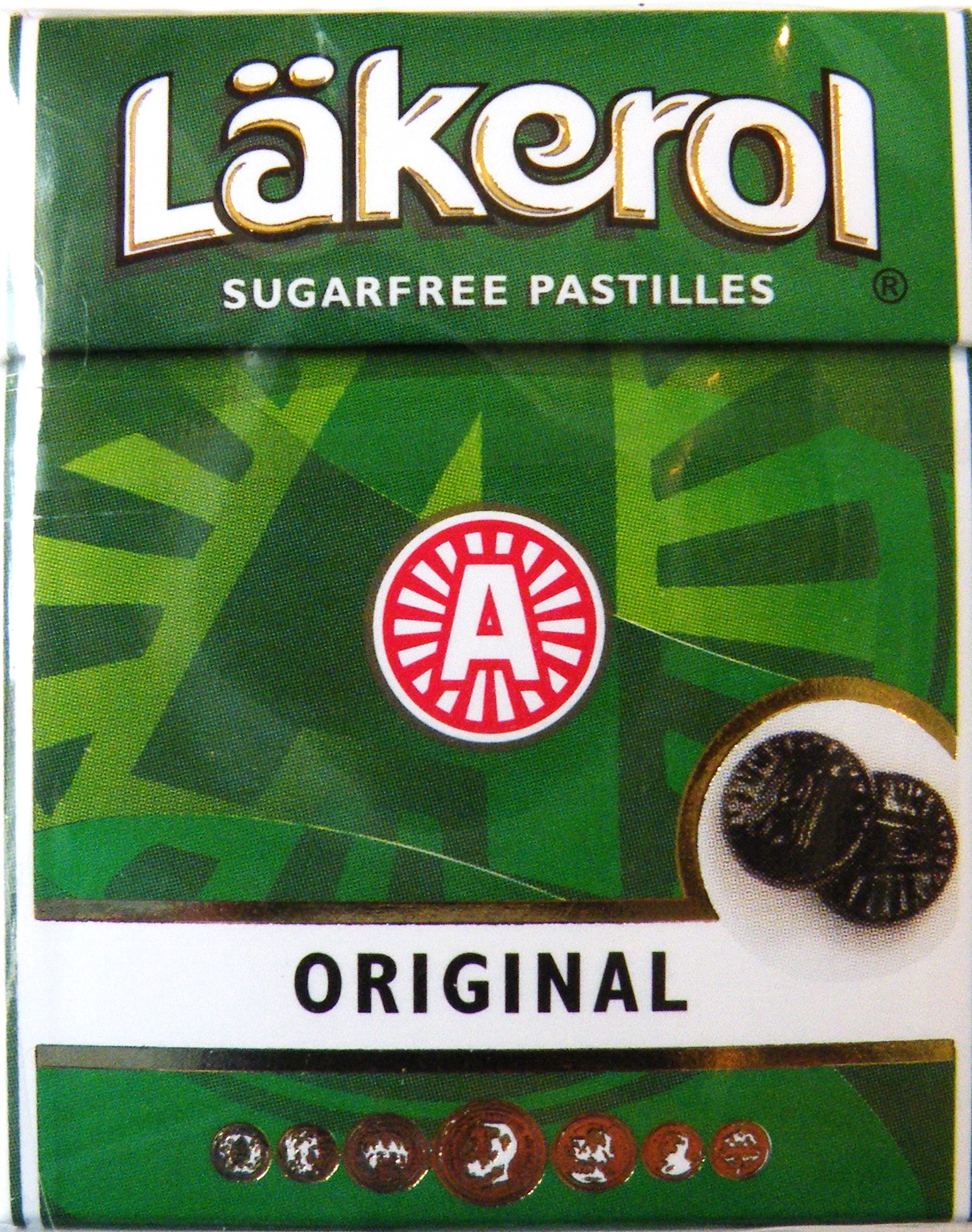 Läkerol Lakerol Original 4 pack – Liqourice & Menthol Pastilles (4x25g)