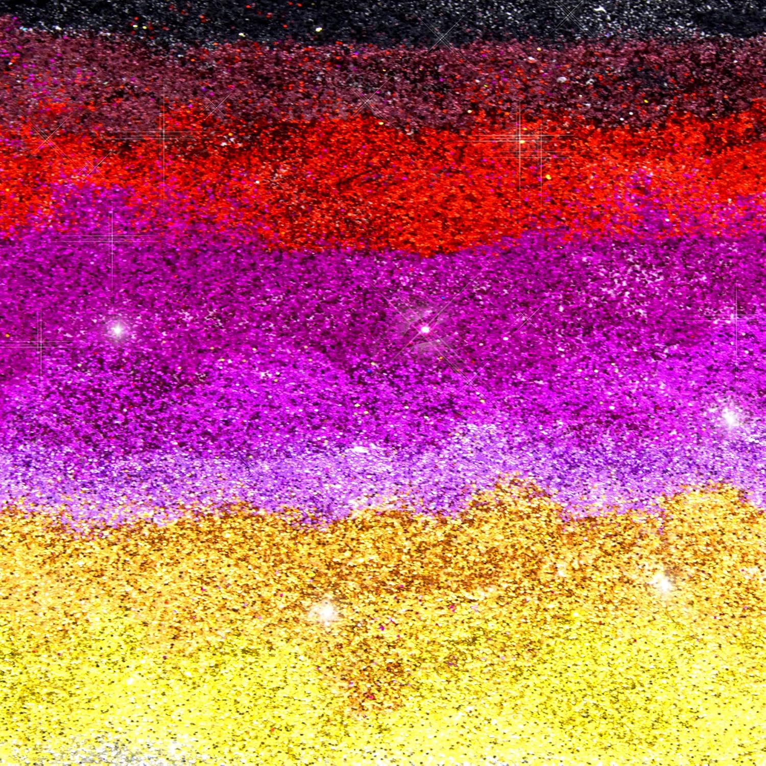 BAZIC Glitter Shaker 6 Primary Color, Sparkling Powder for Kids Slime Paints Crafts Nail Art Polish Skin Halloween Party (12g/Pack), 1-Pack : Everything Else