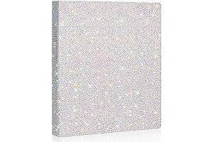 Rhinestone Bling Office Binders: Diamond Glamour for Your Workspace