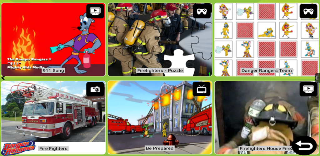 Danger Rangers Fire Safety App: Videos, Games, Photos, Books ...