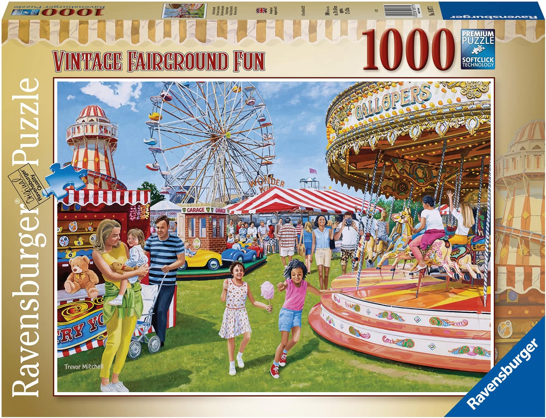Ravensburger Vintage Fairground Fun 1000 Piece Jigsaw Puzzle for Adults & Kids Age 12 Years UpThe Forest Stewardship Council