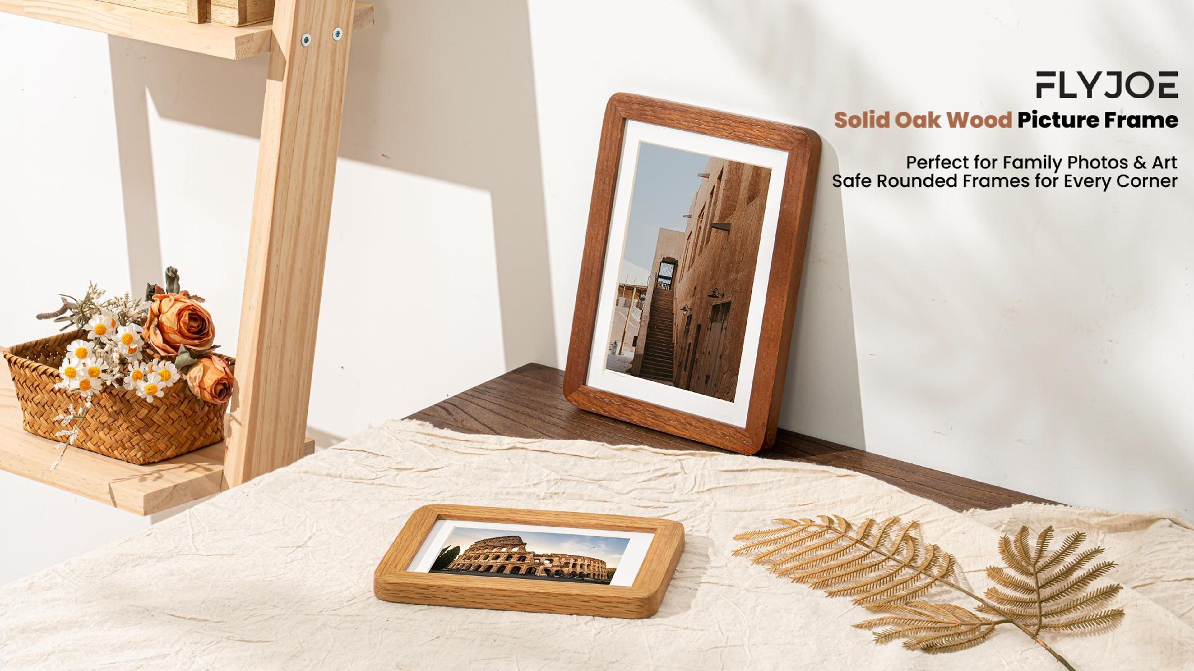 Amazon.com - FLYJOE 22x28 Poster Frame | Solid Oak Wood Picture