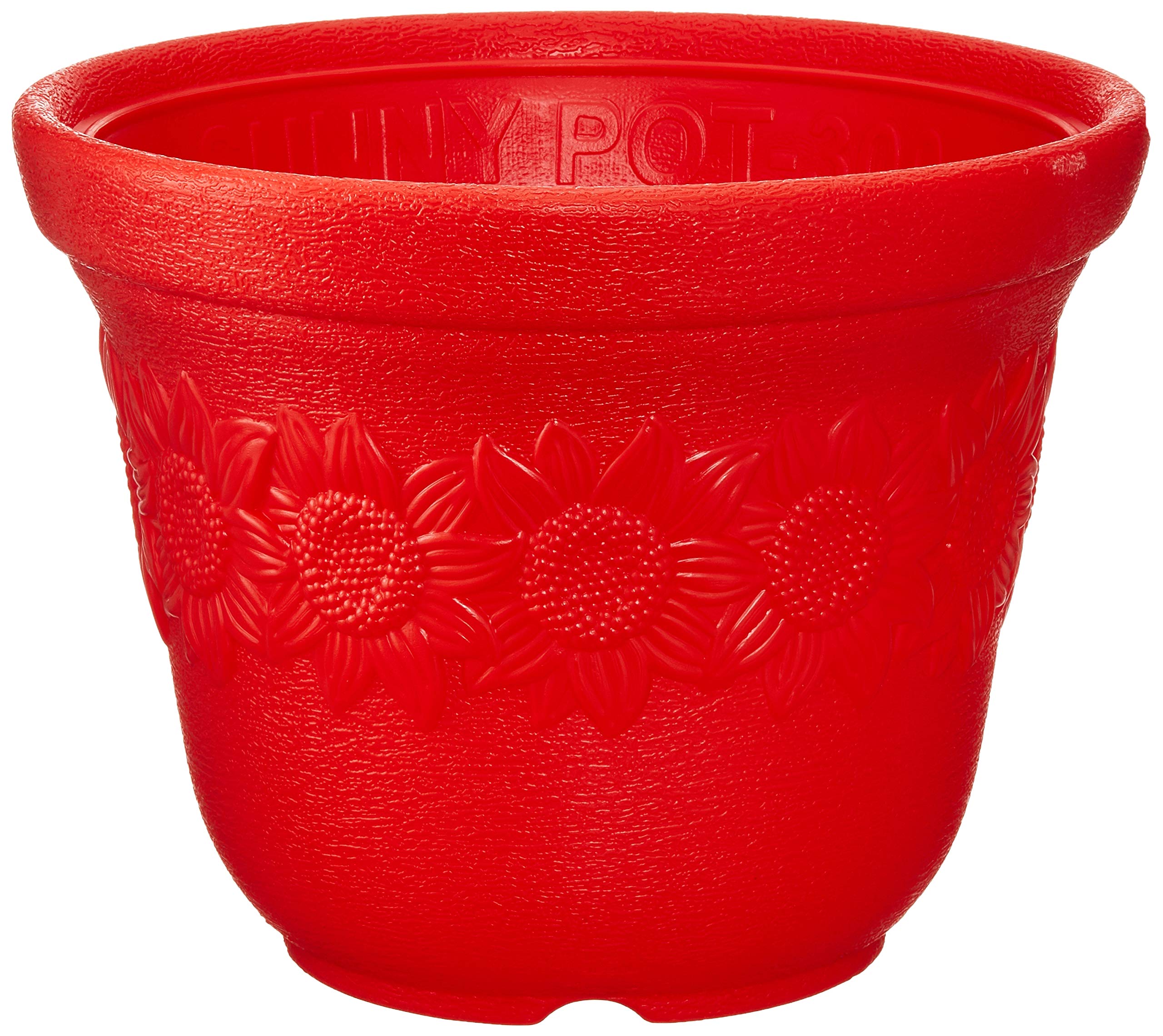 GARDENS NEED 100% Virgin Plastic Sunny -12" Pot | Set of 3 Planter, (31cm x 31cm x 24cm, Red) (B083MMFT9S) Amazon Price History, Amazon Price Tracker
