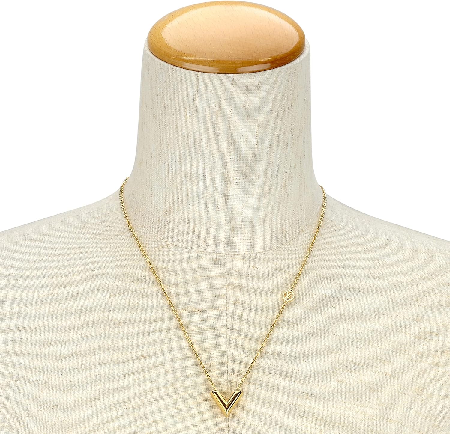 ◇ルイヴィトン◇M00857 エセンシャルV ネックレス OB3274 ゴールド ◇ルイヴィトン◇M00857 エセンシャルV ネックレス OB3274 ゴールド