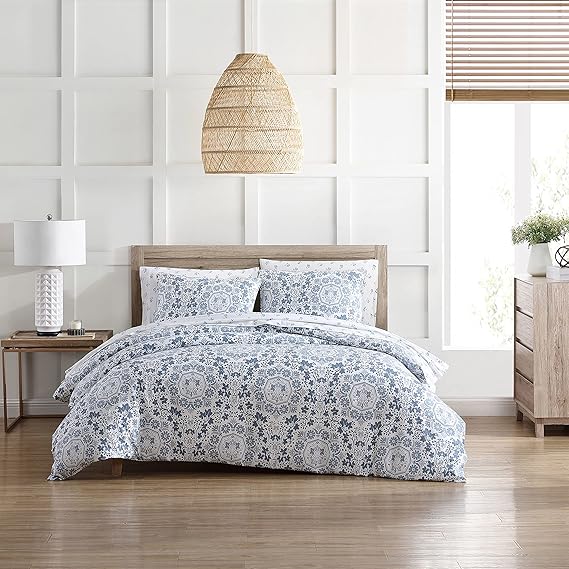 Stone Cottage Caldecott Duvet Cover Set, King, Blue