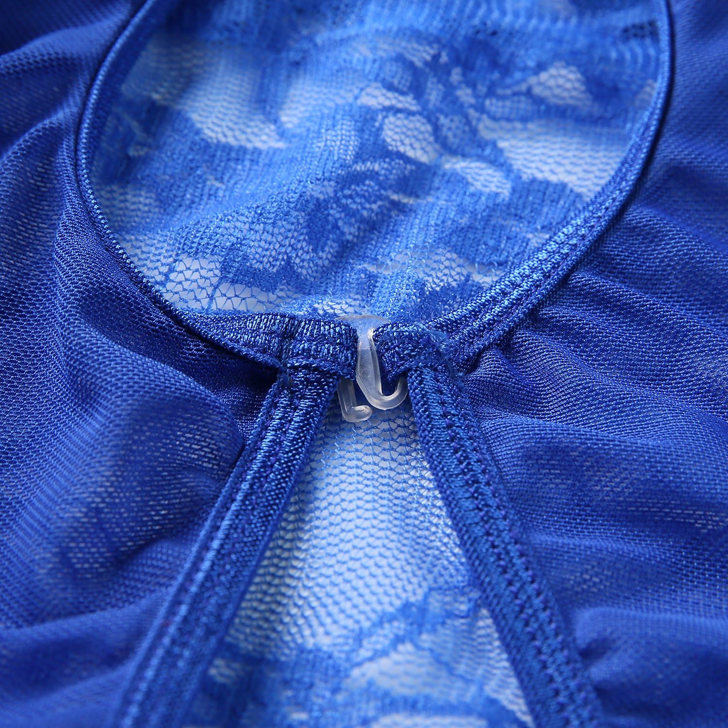 Plus Size Lingerie for Women Sexy Lingerie Bodysuit One-Piece Teddy Black - Image 3