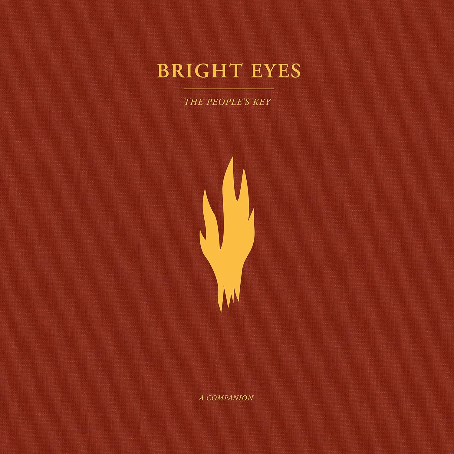 PEOPLE'S KEY: A COMPANION (OPAQUE GOLD VINYL) por Bright Eyes — capa do álbum