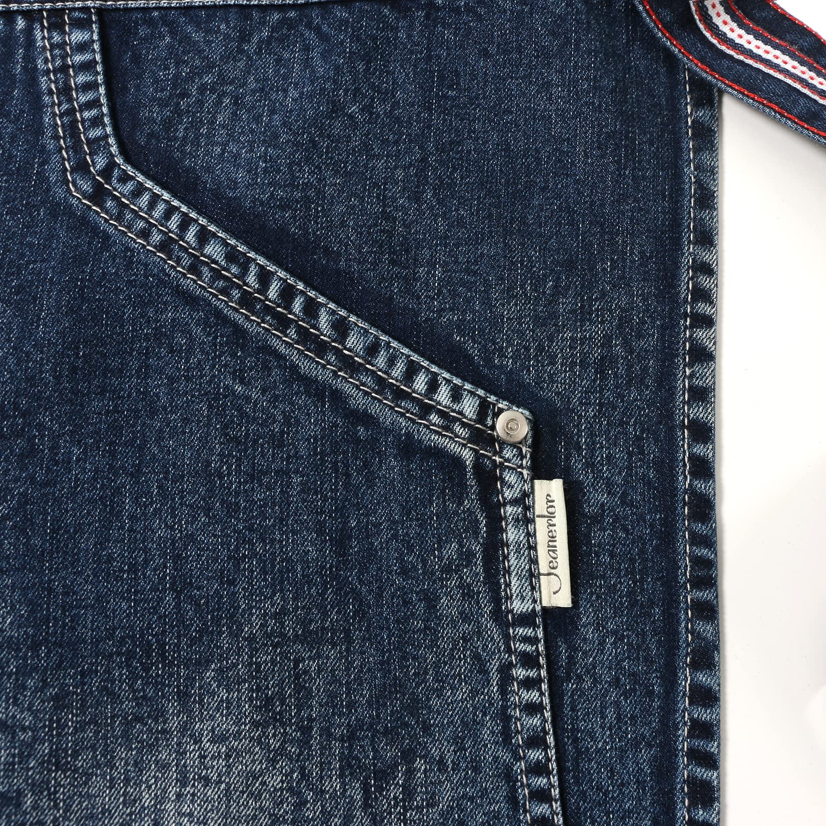 Jeanerlor Denim Arbeitsschürze Acid Washed für Damen und Herren
