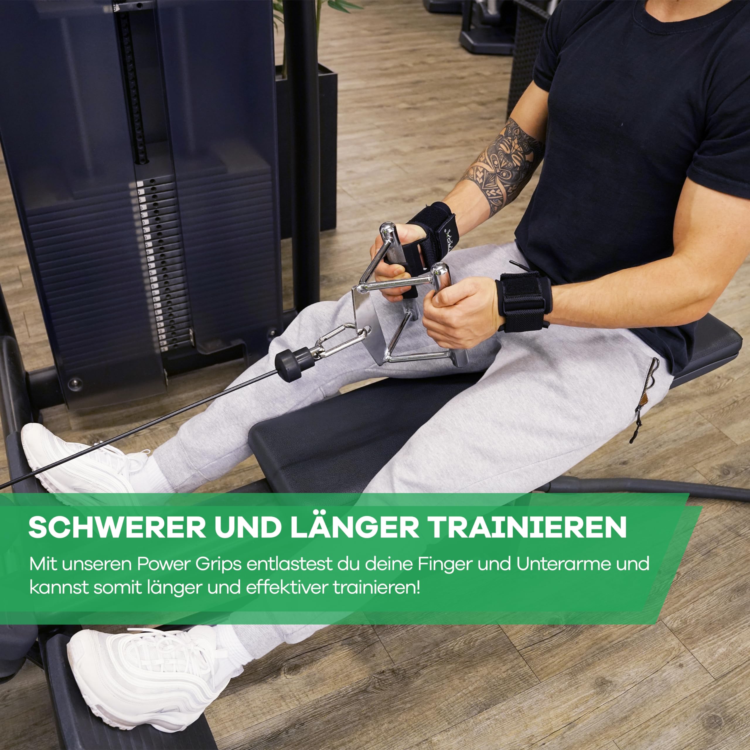 Netrox - Zughaken Zughilfen für Krafttraining - Metall Haken - schwere Gewichte - für Kreuzheben, Bodybuilding mit Handgelenkschutz - Fitness, Grip Zughilfe, Zughilfen Gym für Männer & Frauen