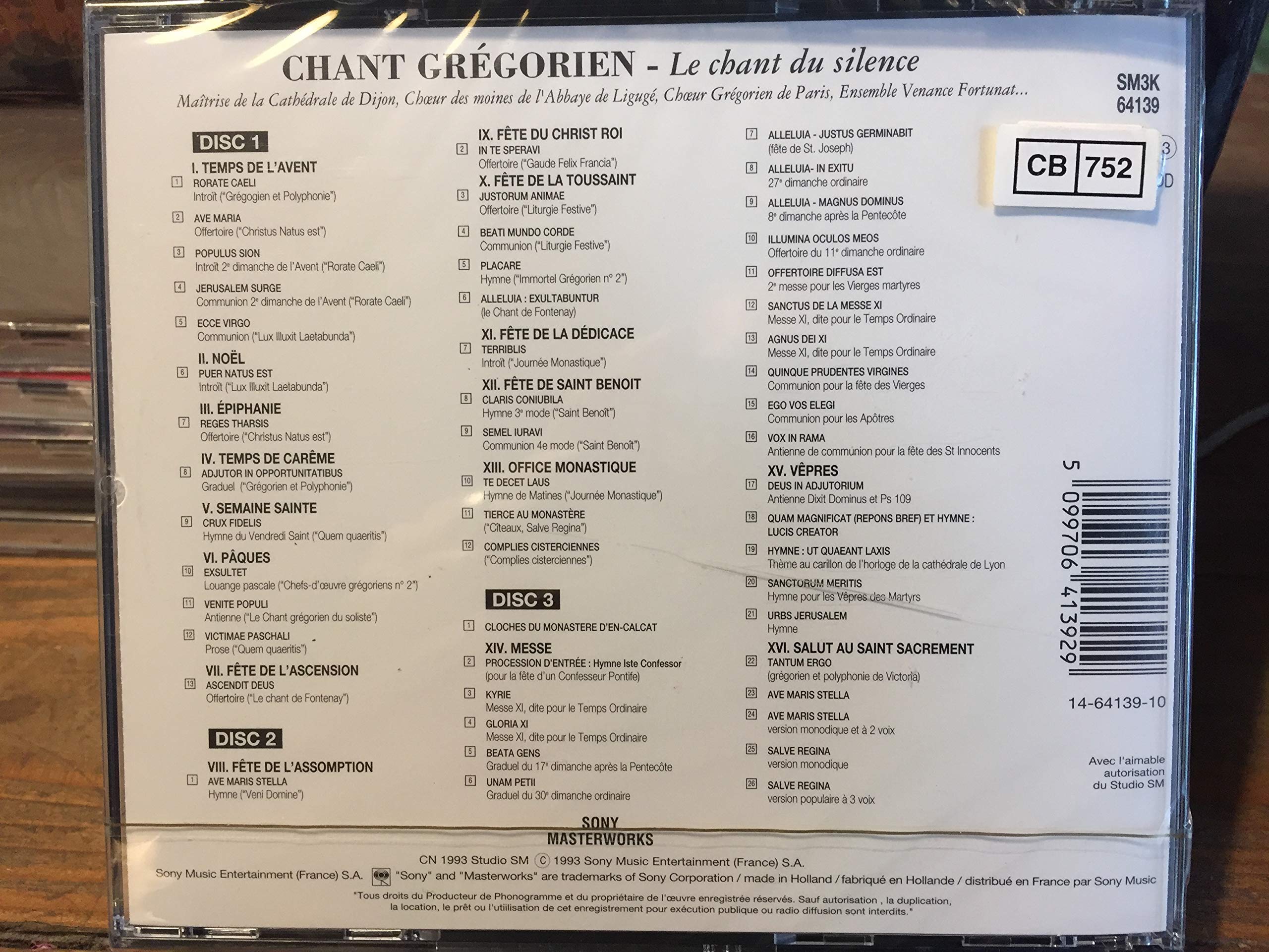 Chant Gregorien [le Chant du S