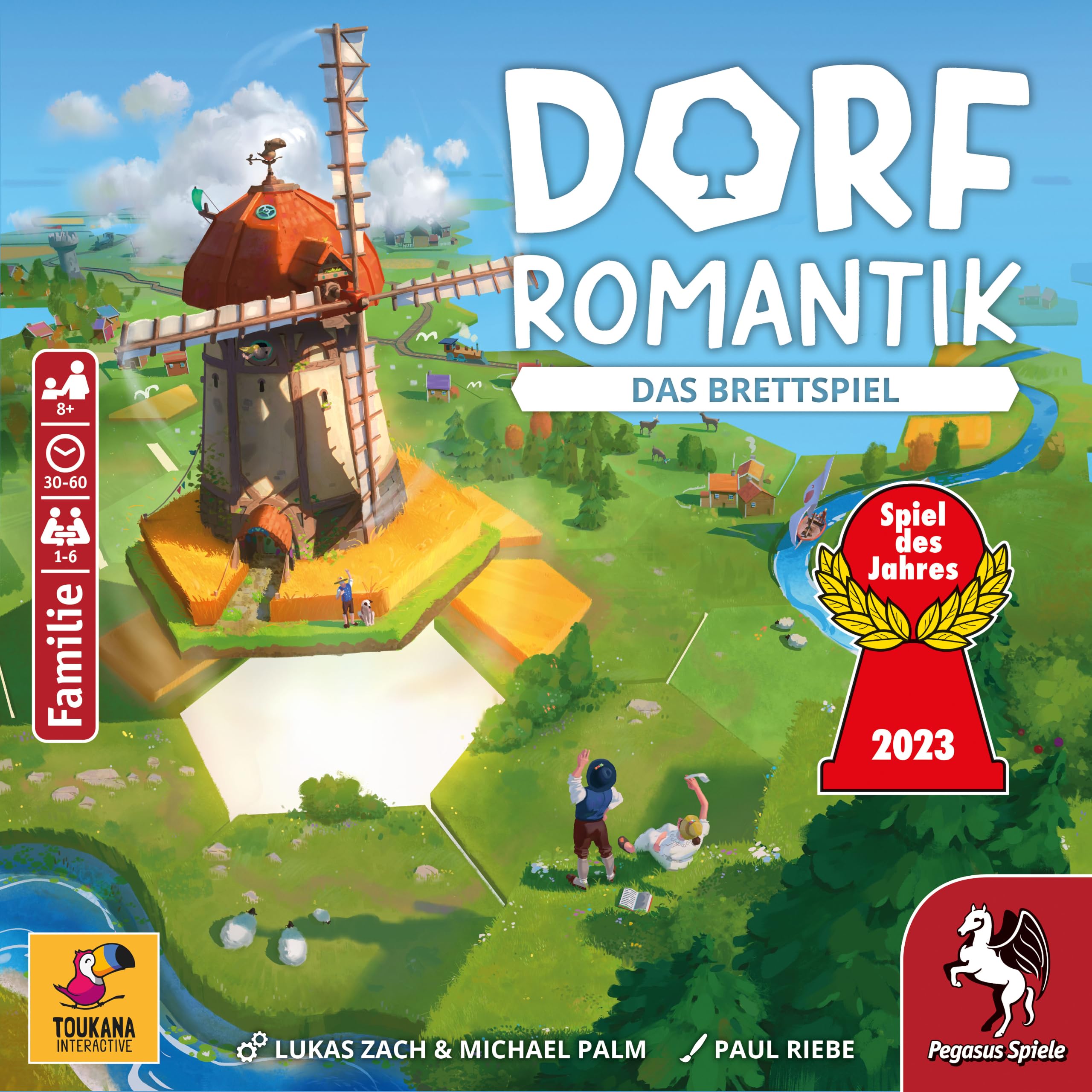 Pegasus Spiele Village Romance Gra Planszowa, Wielokolorowy, Od 8 lat