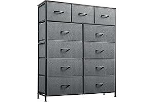 WLIVE 11-Drawer Fabric Dresser Tower Storage Unit