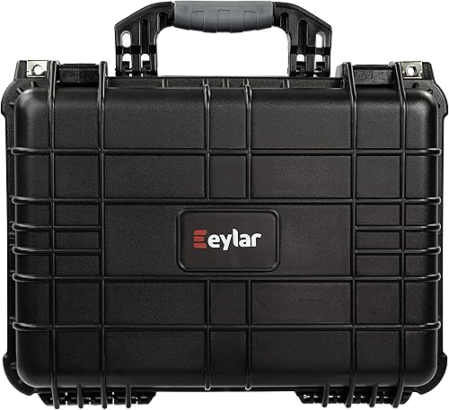 Miniatura 6 de Eylar Engranaje estándar de 16", equipo, estuche rígido para cámara impermeable con espuma TSA Estándares (blanco)
