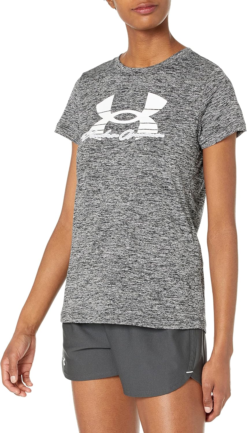 Under Armour Women's Tech Twist Script Short Sleeve T-Shirt
