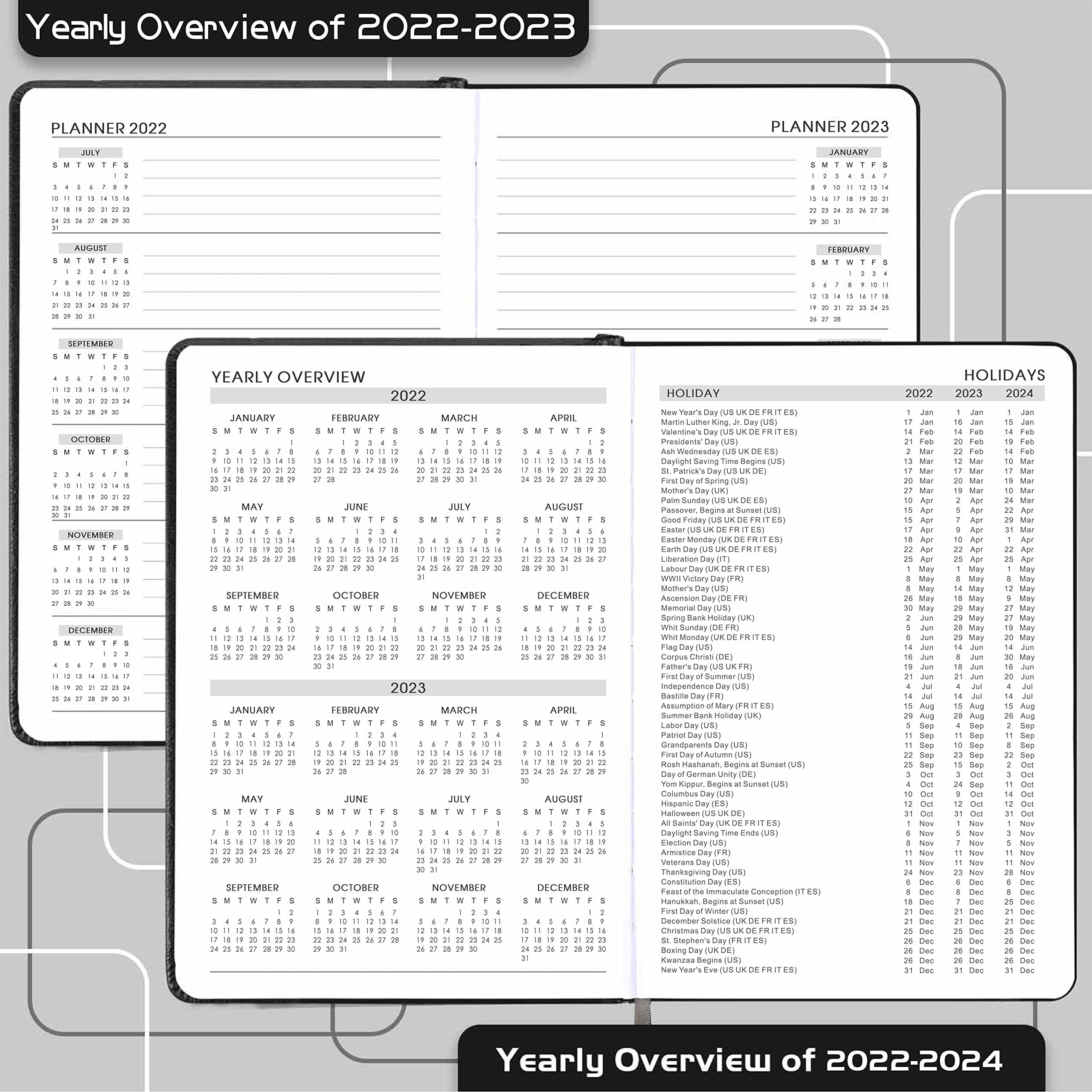 Buy 20222023 Diary 20222023 Daily Planner, July 2022June 2023, Appointment Book 53/4" x 8