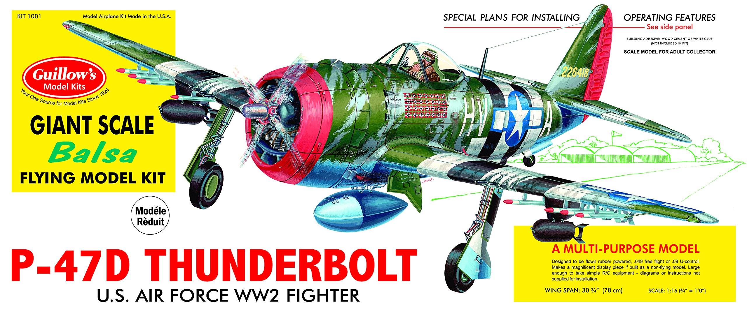 P-47D Thunderbolt Model Kit