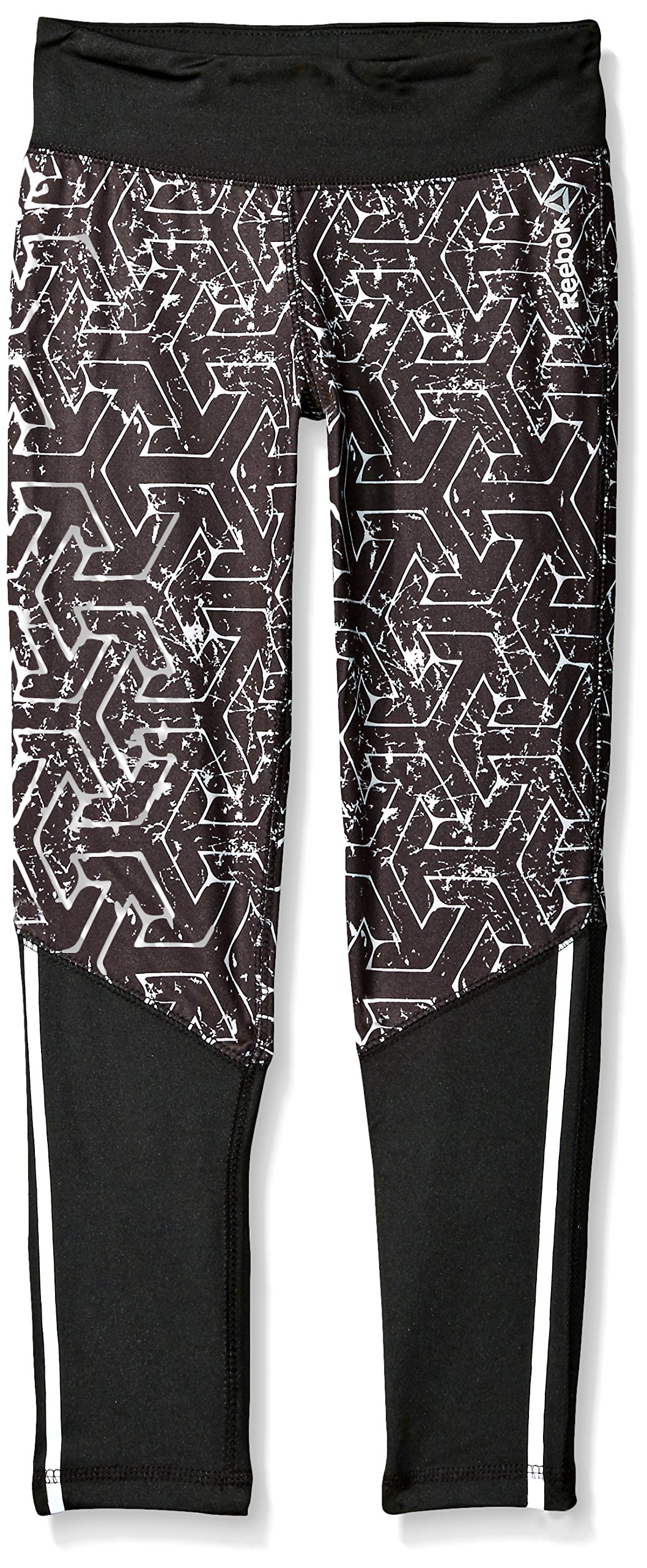 Reebok Geo Reflect - Legging da ragazza - nero - M