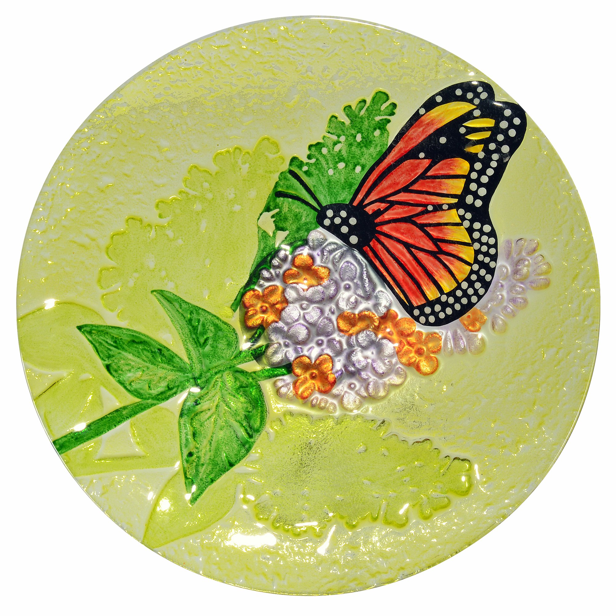2202581 - Comedero de pájaros de Cristal Fusion, 28 cm, Multicolor