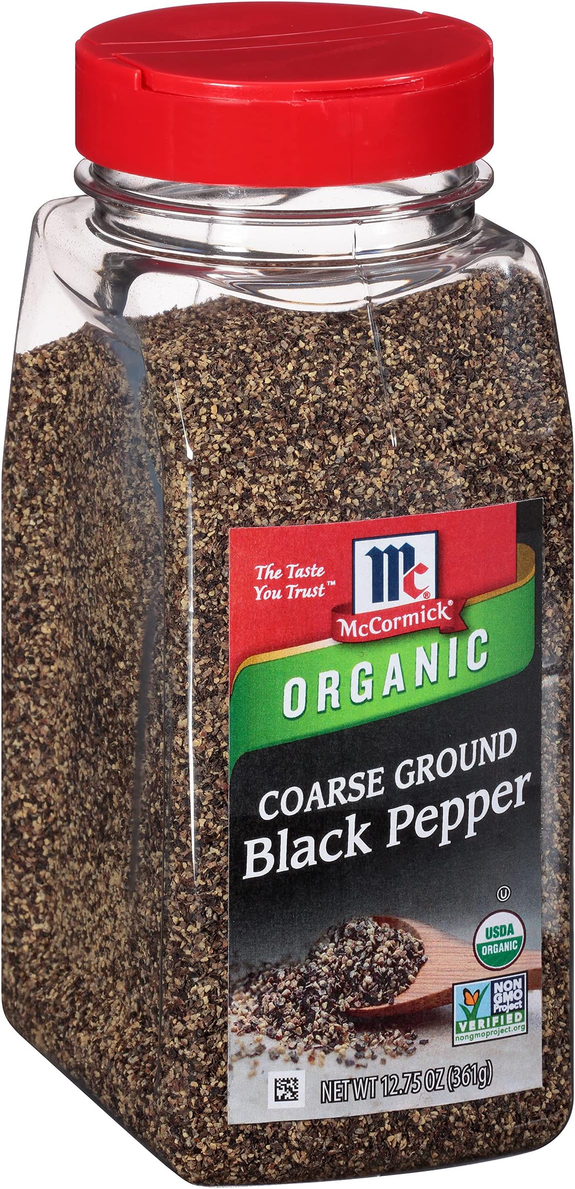 Organic Coarse Ground Black Pepper, 12.75 oz