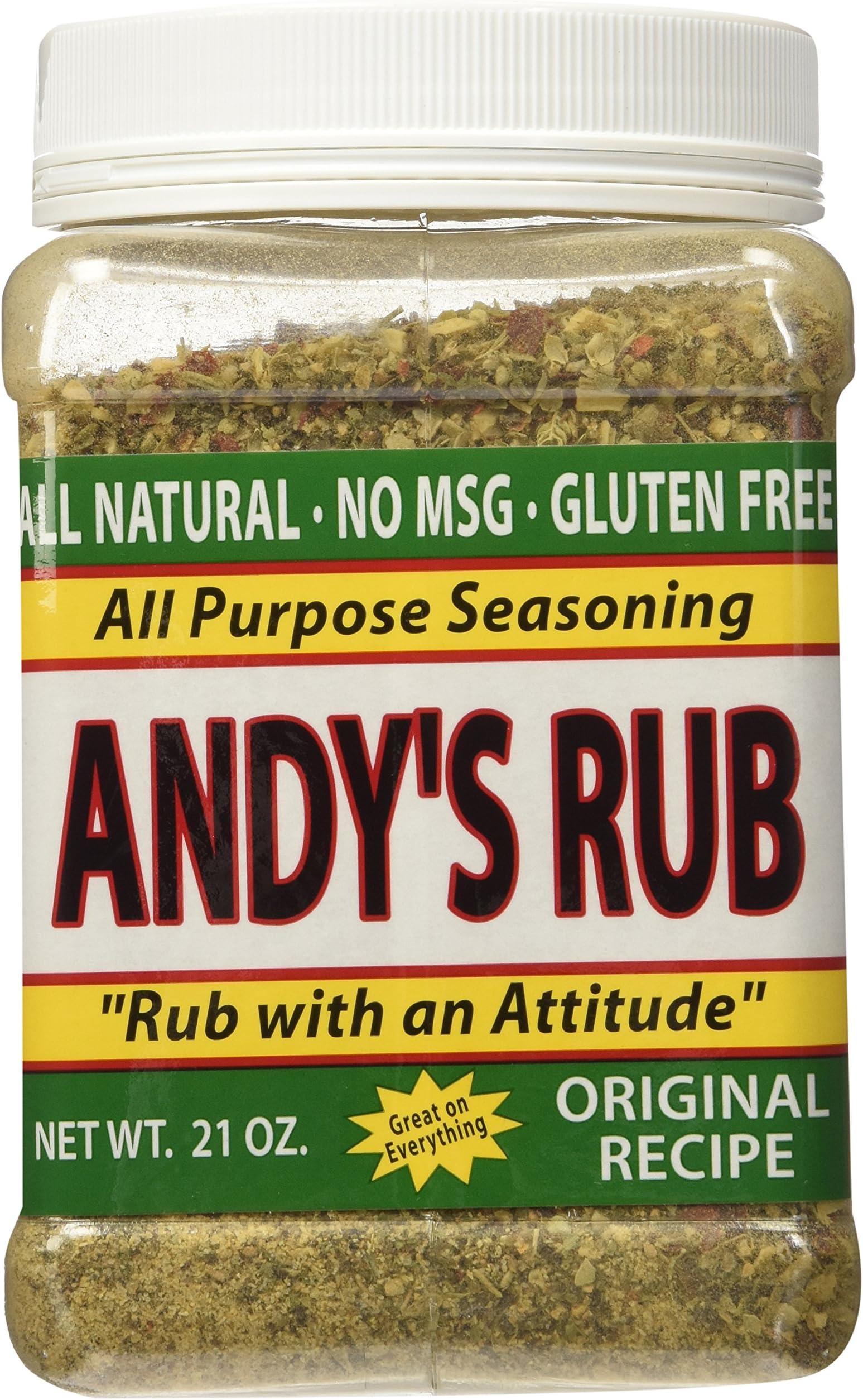 an All Natural Rub with Attitude, 21 oz.