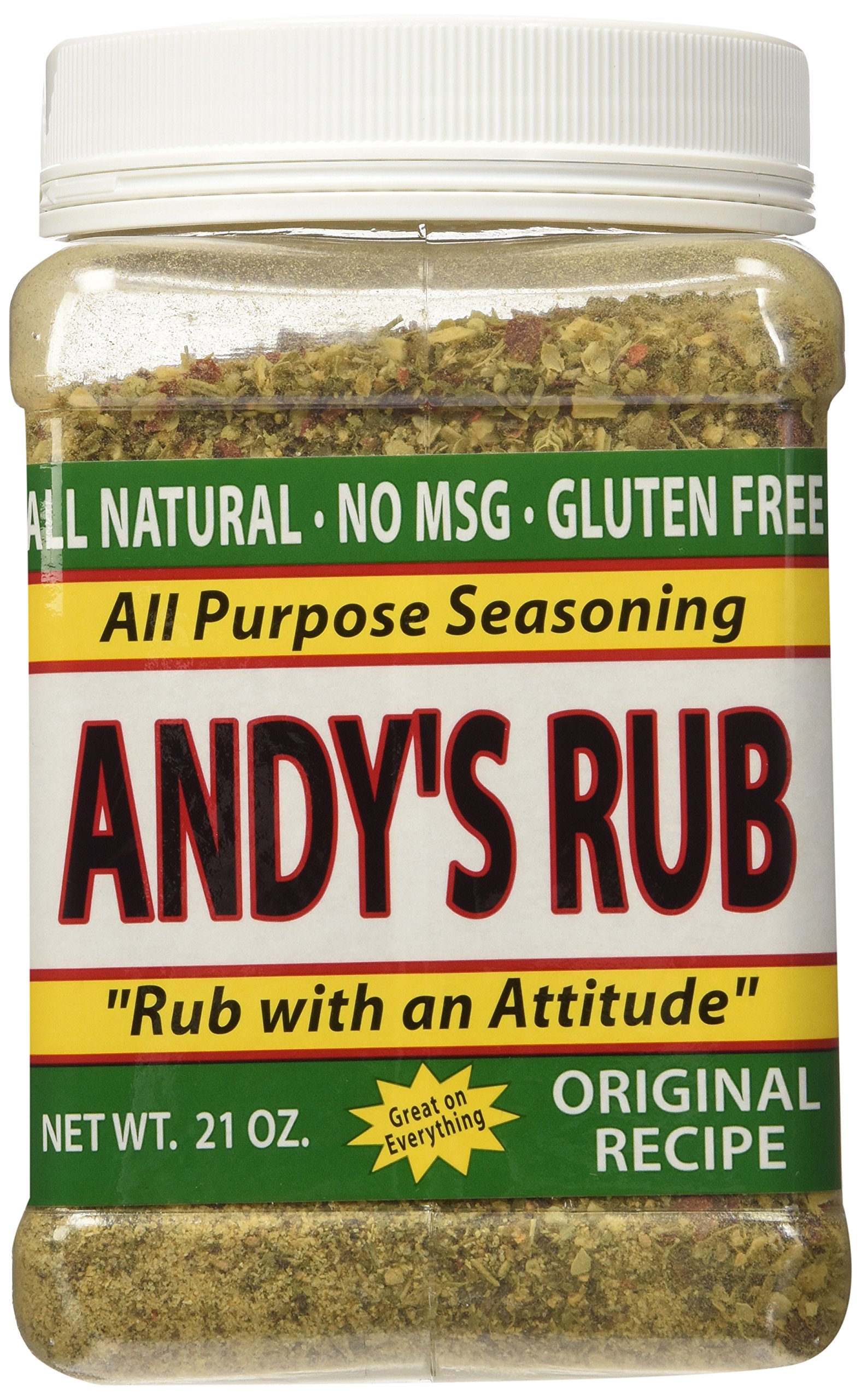 Andy's Rub, an All Natural Rub with Attitude, 21 oz.