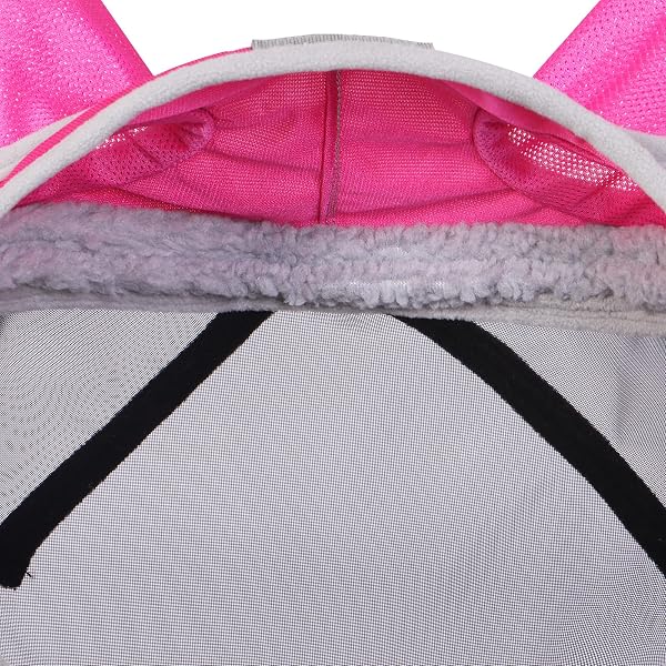 Harrison Howard CareMaster Pro Luminous Máscara Anti-Moscas Protección con Orejas Rosa(XL; Extra Full) - 3