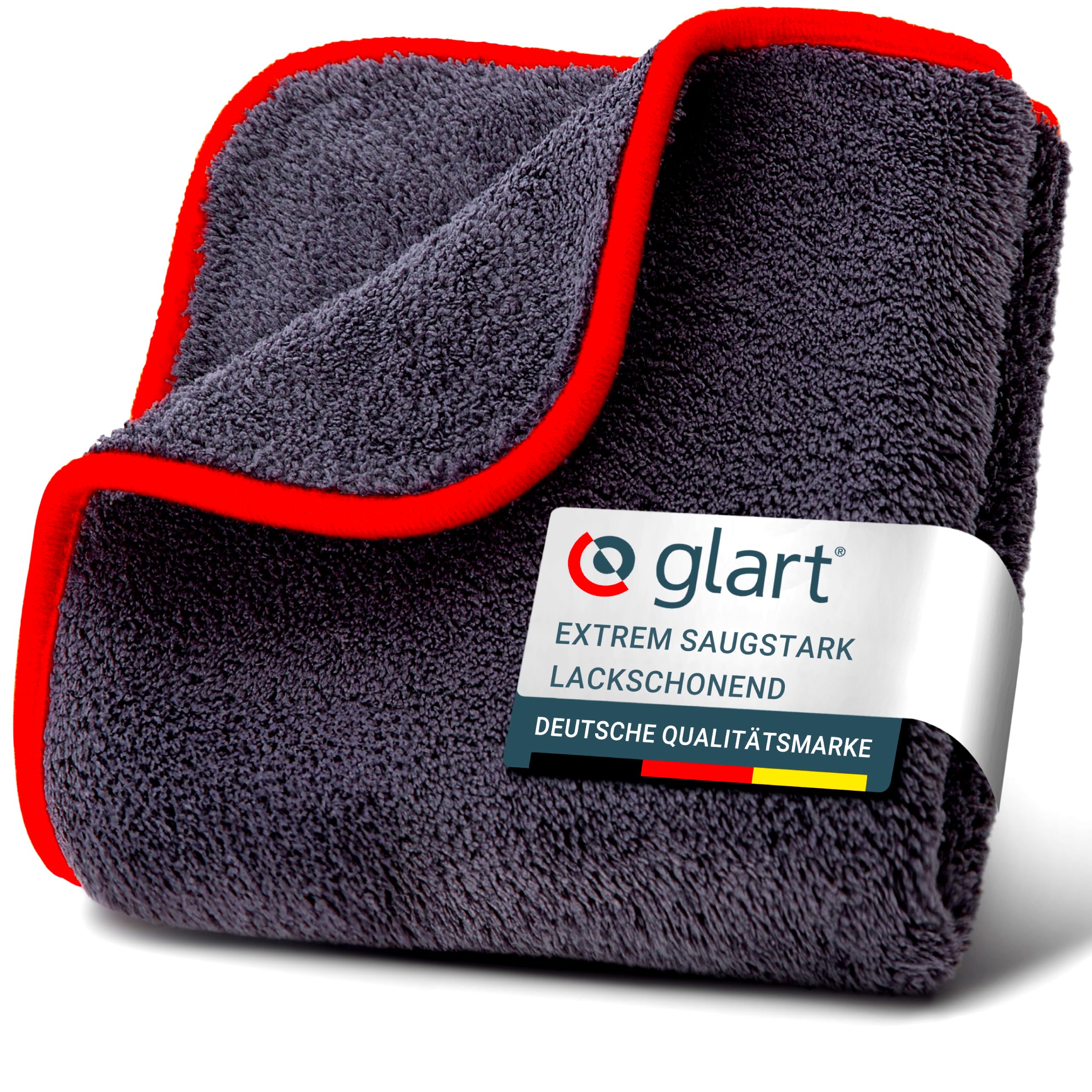Glart Premium Car Care Kit - 3-Piece Microfiber Set With Polishing Pad, Drying & Buffing Cloths (40x40 Cm) - View #6