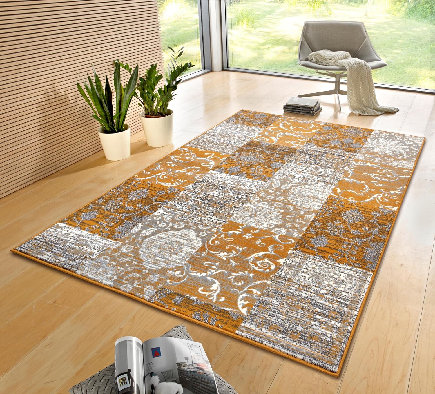 Hanse Home Gloria Alfombra 120x170 cm Mostaza
