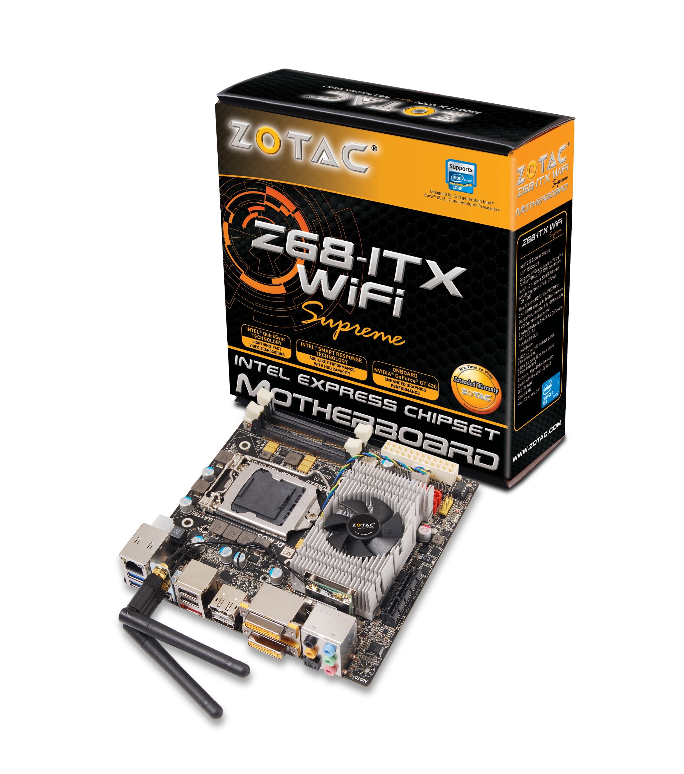 購入不可】ZOTAC Z68ITX-A-E などPCパーツセット