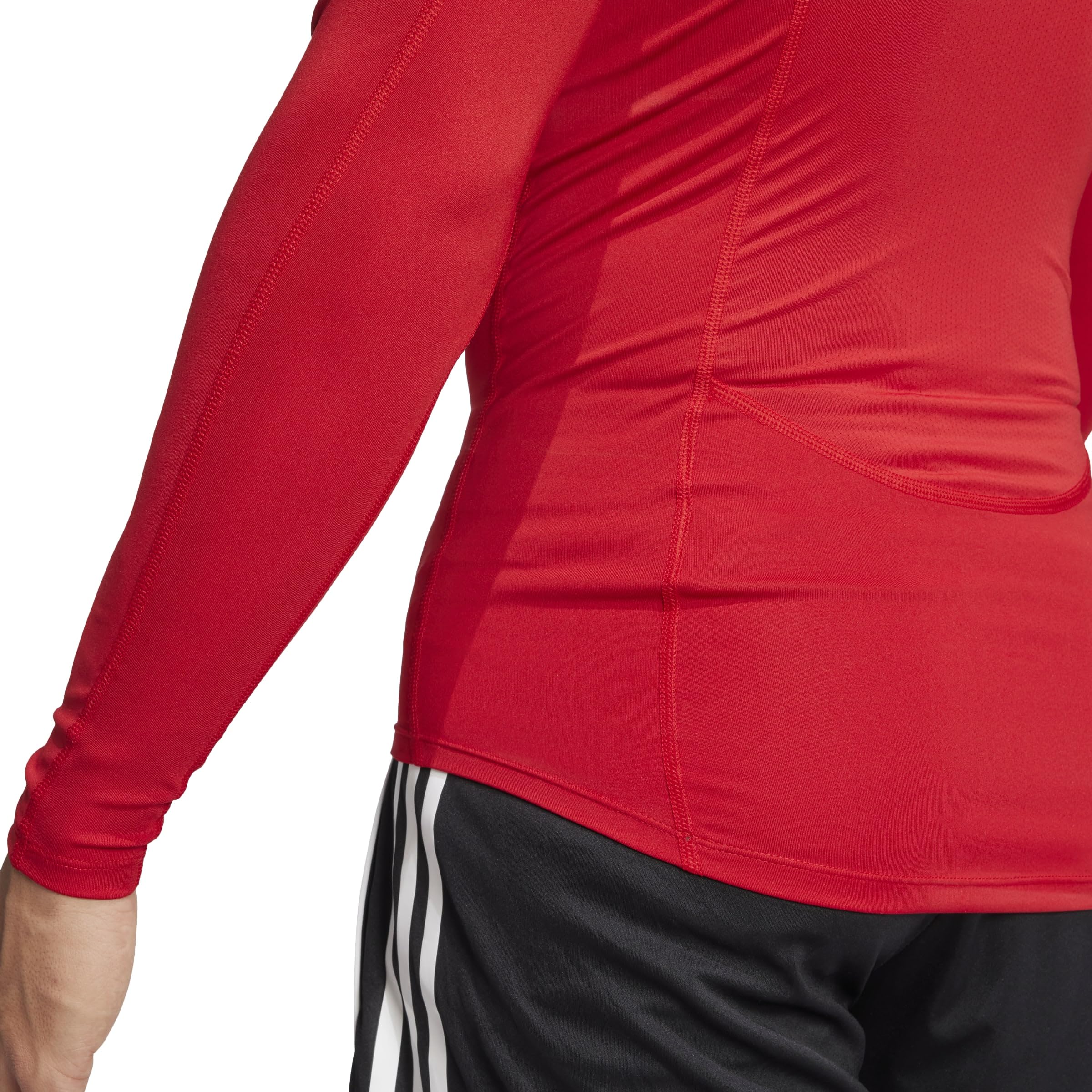 adidas Hombre Techfit Longsleeve Men Shirt, Team Power Red 2, 3XL