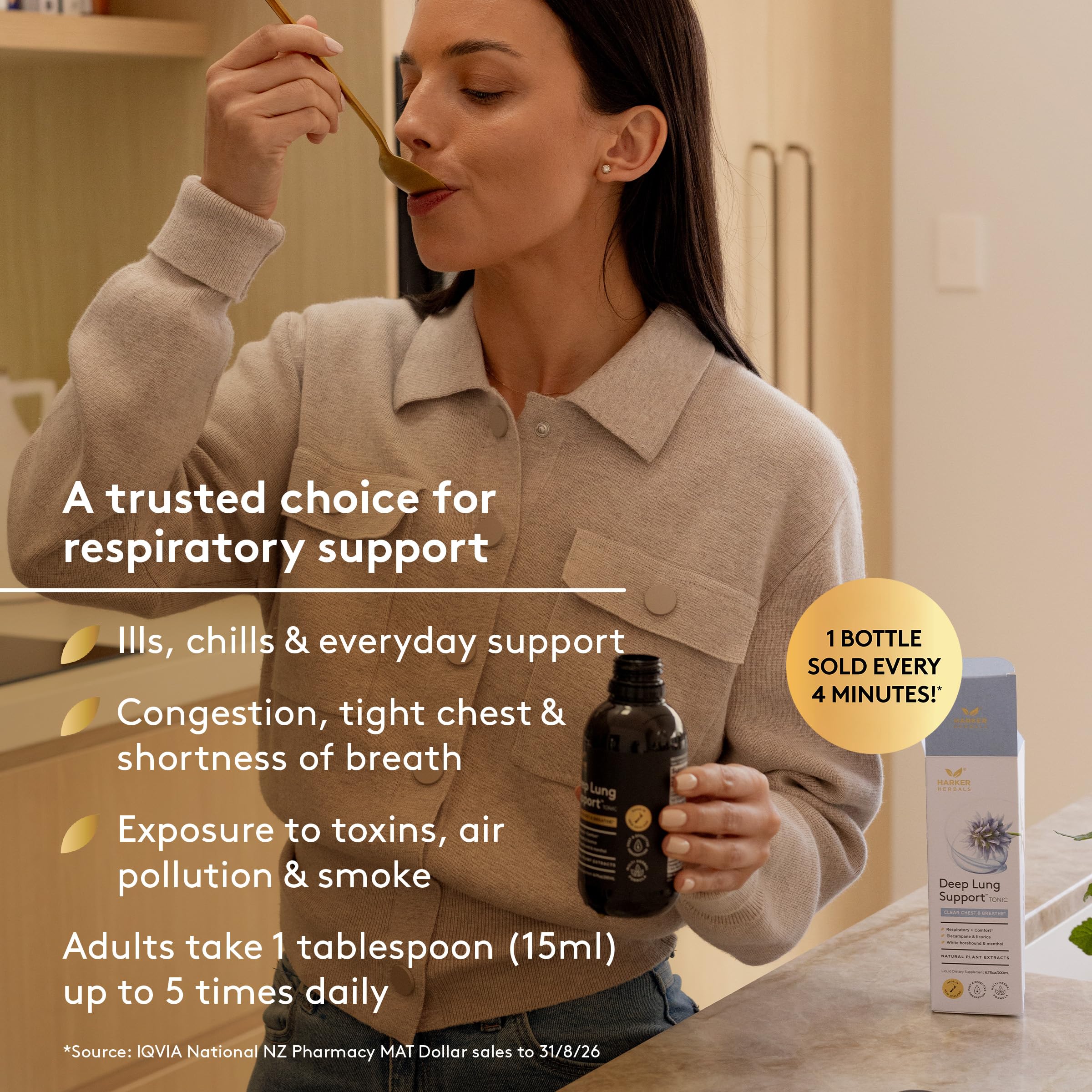 Deep Lung Support Tonic - Fast Acting Lung Detox, 7.8 fl oz — Amazon image 3