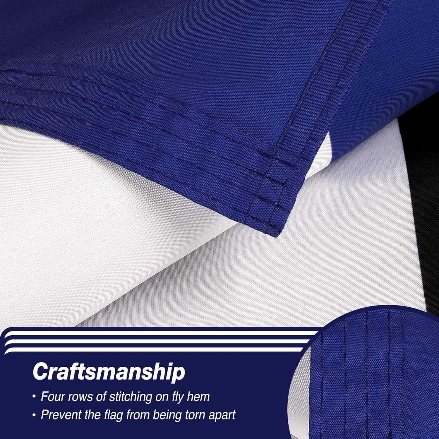 Open Flag for Business 3x5 ft, Double Sided 3 Ply Heavy Duty Outdoor Flag, 100% Polyester Fade Resistant Open Sign with Brass Grommets - Image 4