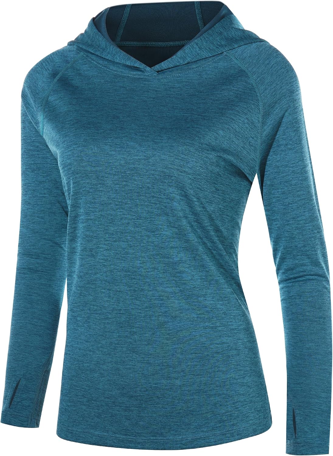 Roadbox Women's UPF 50+ Sun Protection Hoodie, Long Sleeve Hiking Fishing Hooded Shirt, Lightweight Outdoor UV Rash Guard