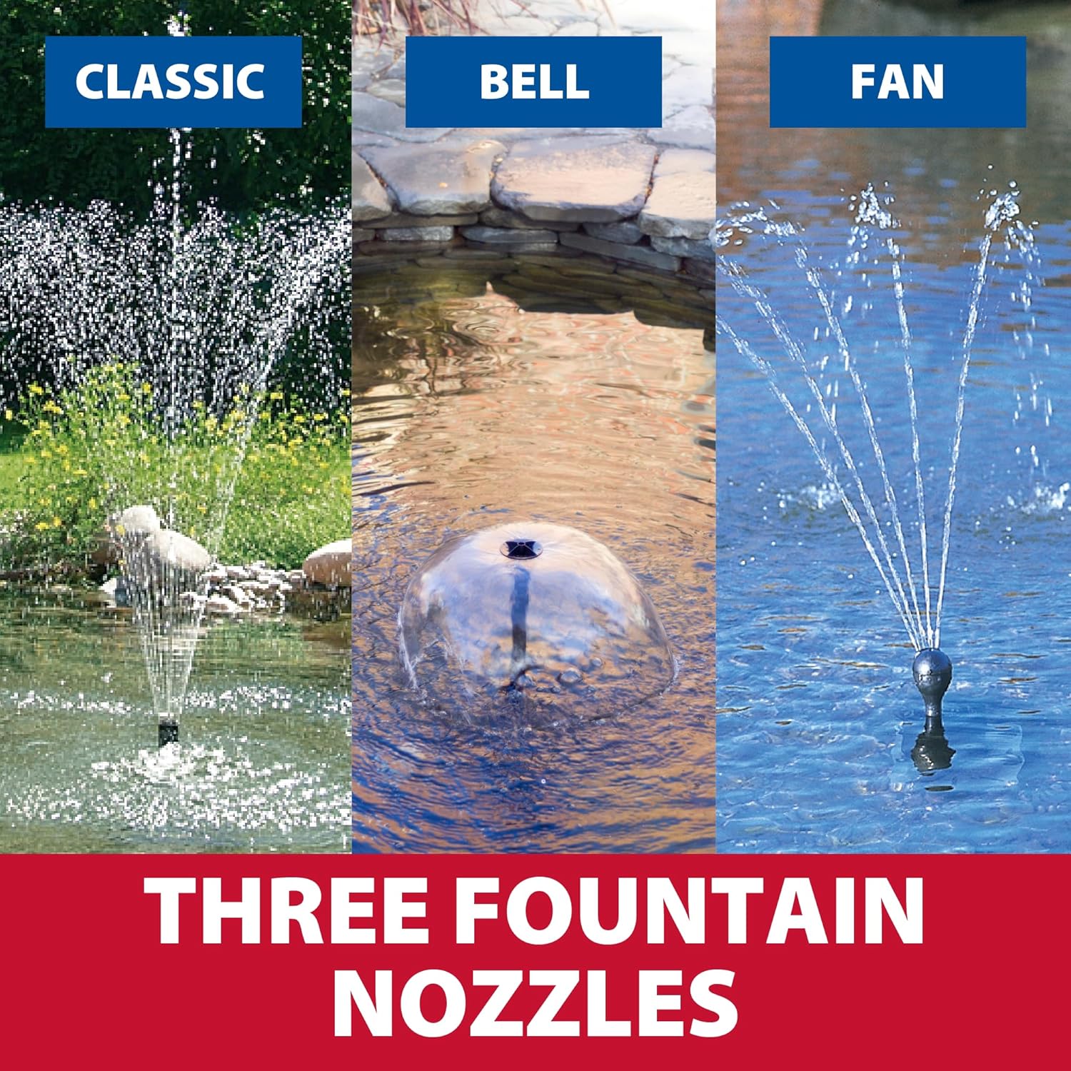 The Pond Guy ClearSolution Submersible Filter, Pump & Ultraviolet System for Outdoor Water Garden with Fountain Attachments & Diverter Valve, 700