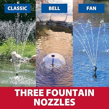 The Pond Guy ClearSolution Submersible Filter, Pump & Ultraviolet System for Outdoor Water Garden with Fountain Attachments & Diverter Valve, 700