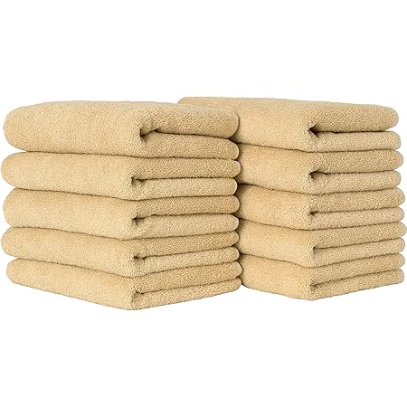 Amazon まとめ買いセット フェイスタオル１０枚組 ベージュ 速乾薄手タイプ Be10 フェイスタオル ホーム キッチン オンライン通販