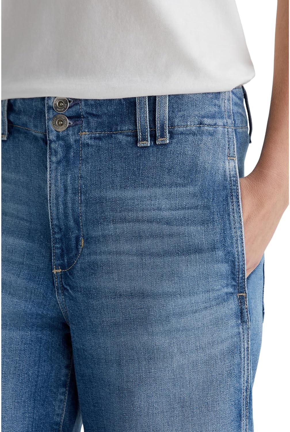 AG Women's Natasha Mid Rise Wide Leg