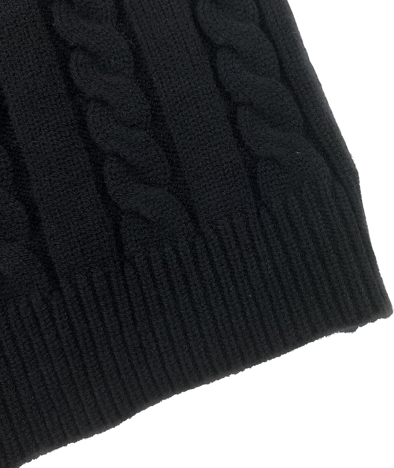 Clothing Women's V-Neck Knit Sweater Vest Solid Color Sleeveless Crop Knit Vest Sweaters (Black, Small) - Image 3