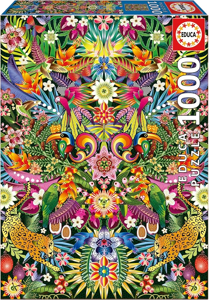 Educa - Tucanes, Catalina Estrada | Puzzle de 1000 Piezas para Adultos. Medidas: 48 x 68 cm. Incluye Cola Fix Puzzle. A Partir de 14 años (19934) oferta Amazon