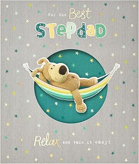 Boofle Stepdad Birthday Card - Cute Birthday Card for Him - Best Stepdad Birthday Card