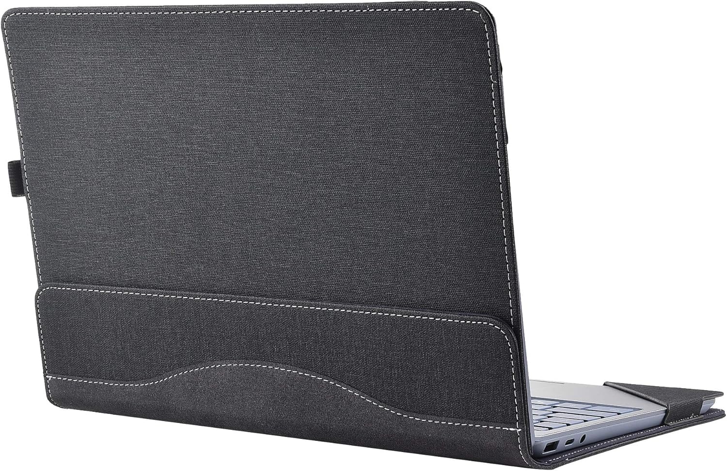 Case for Microsoft Surface Laptop 5 13.5 inch, Laptop Cover with Bracket，Anti Falling and Anti-Skid Case, (Dark Grey)