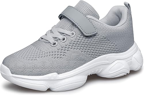 MURDESOT - Zapatillas deportivas para niños y niñas, con correa, para correr, para niños pequeños, niños grandes