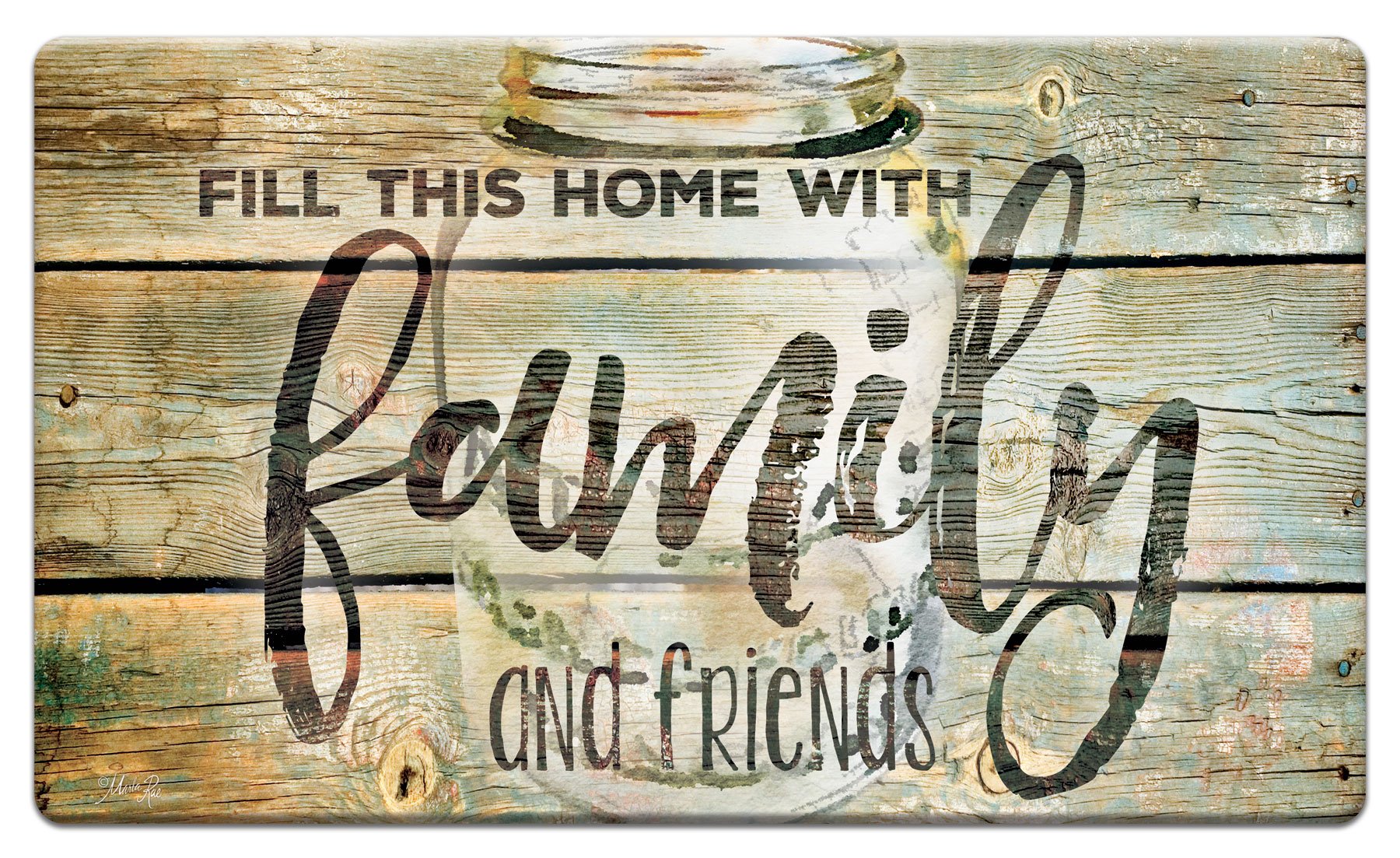 Counter Art 'Family Time' Anti Fatigue Floor Mat, 30 x 20