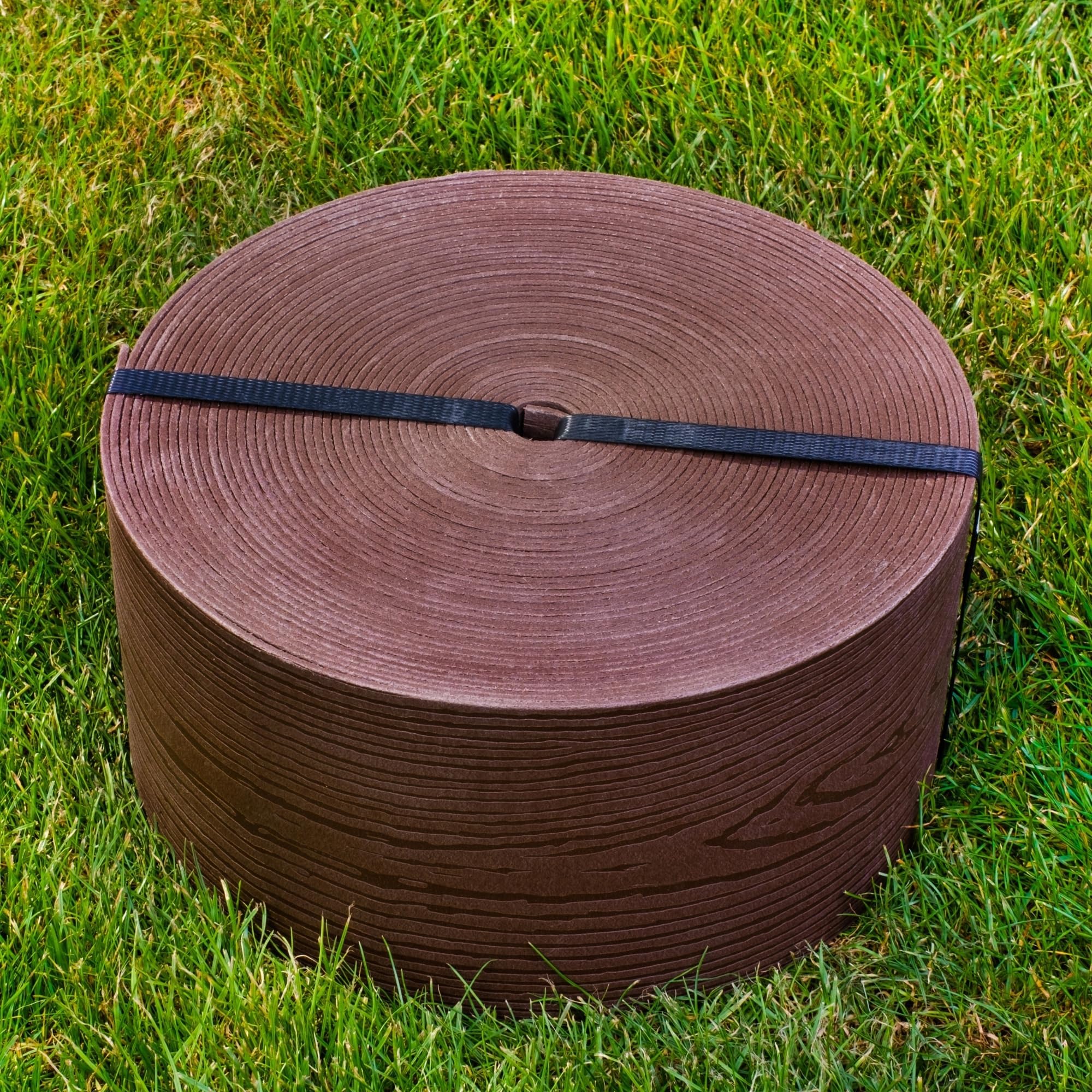 Bordure De Jardin En Bambou - Hauteur 15/20cm Alternée, Longueur 1m, Flexible, Avec 3 Piquets