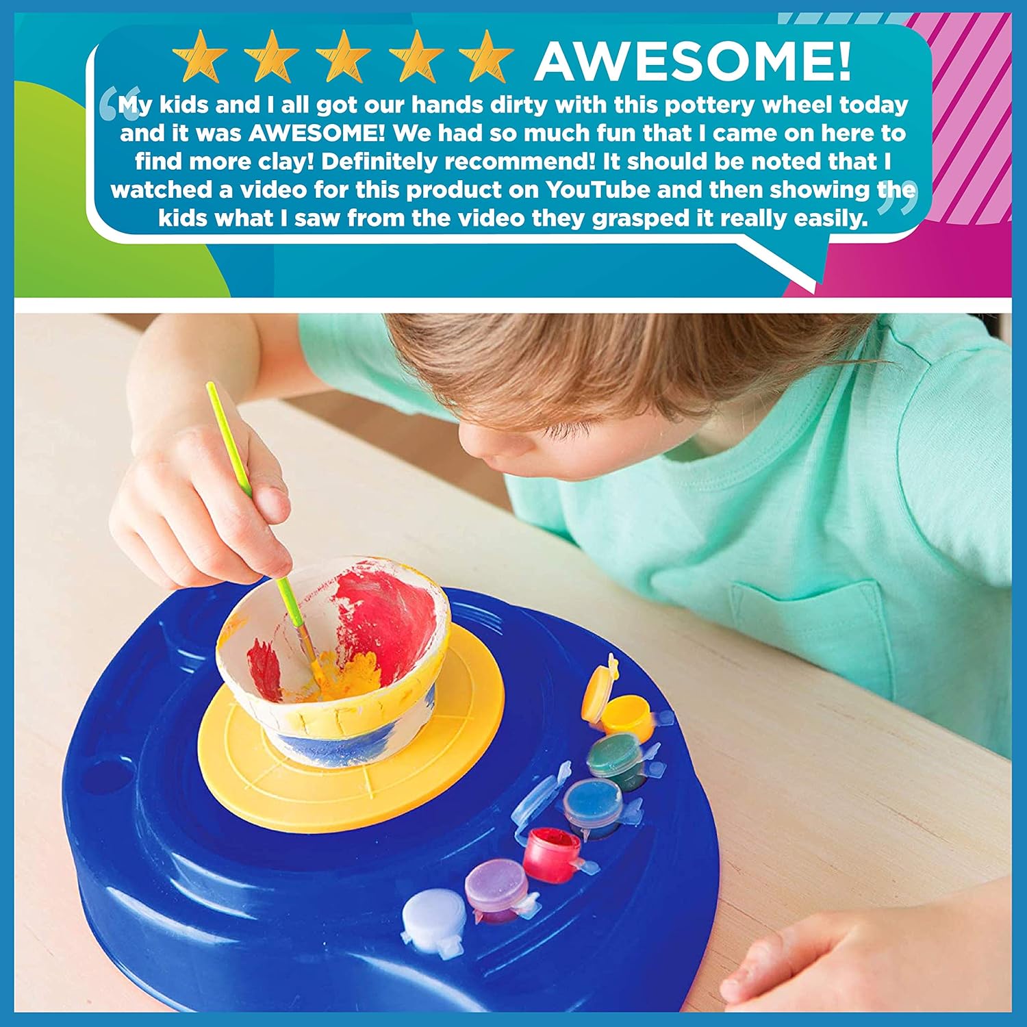 Made By Me My Very Own Pottery Wheel Kit by Horizon Group USA : Everything Else