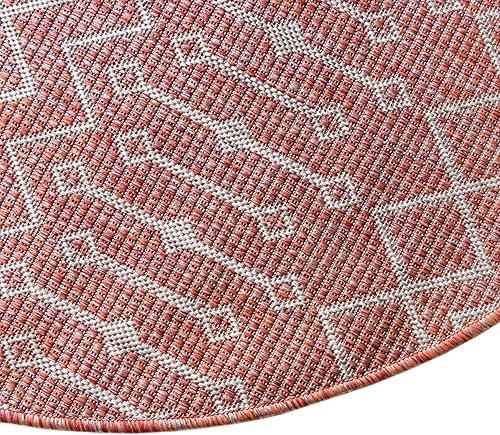 Vista 43 de Unique Loom Alfombra Colección enrejado Marroquí Celosía Transicional Interior y Exterior, Polipropileno Gris carbón/natural