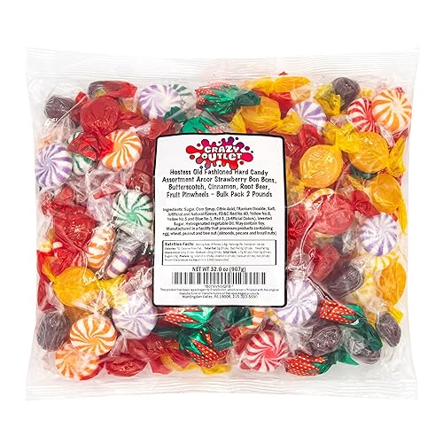 Miniatura 7 de Hostess - Surtido de dulces duros a la antigua, paquete a granel de 2 libras (alrededor de 150 unidades), bonos de fresa, caramelo, canela, cerveza